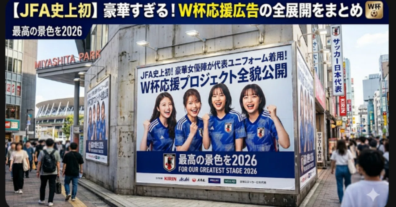 JFA史上初】あの豪華すぎる「W杯応援ポスター」の正体とは？「最高の