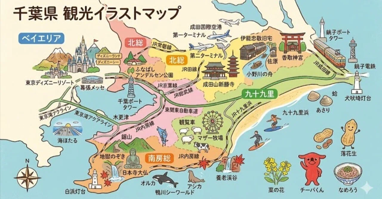 通訳案内士試験対策：千葉県の地理・歴史から外国人観光客を惹きつける
