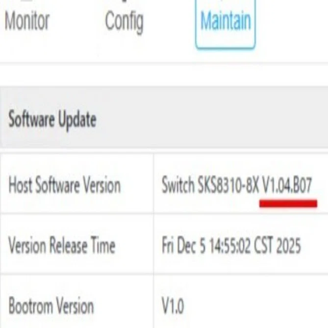 XikeStor SKS8310-8Xにおける脆弱性の確認と、ファームウェア未公開に
