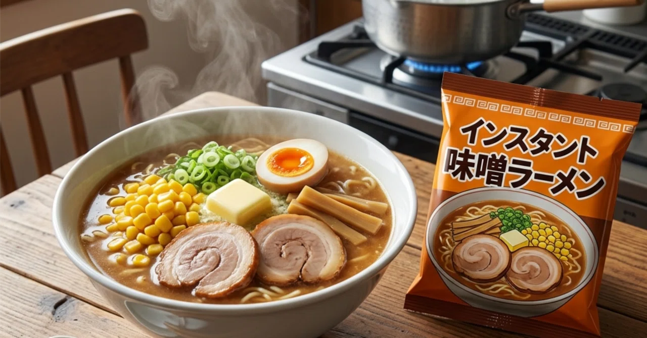 🍜インスタント袋麺（味噌）で作る！簡単おつまみレシピ3選 🍻｜ぴのきお