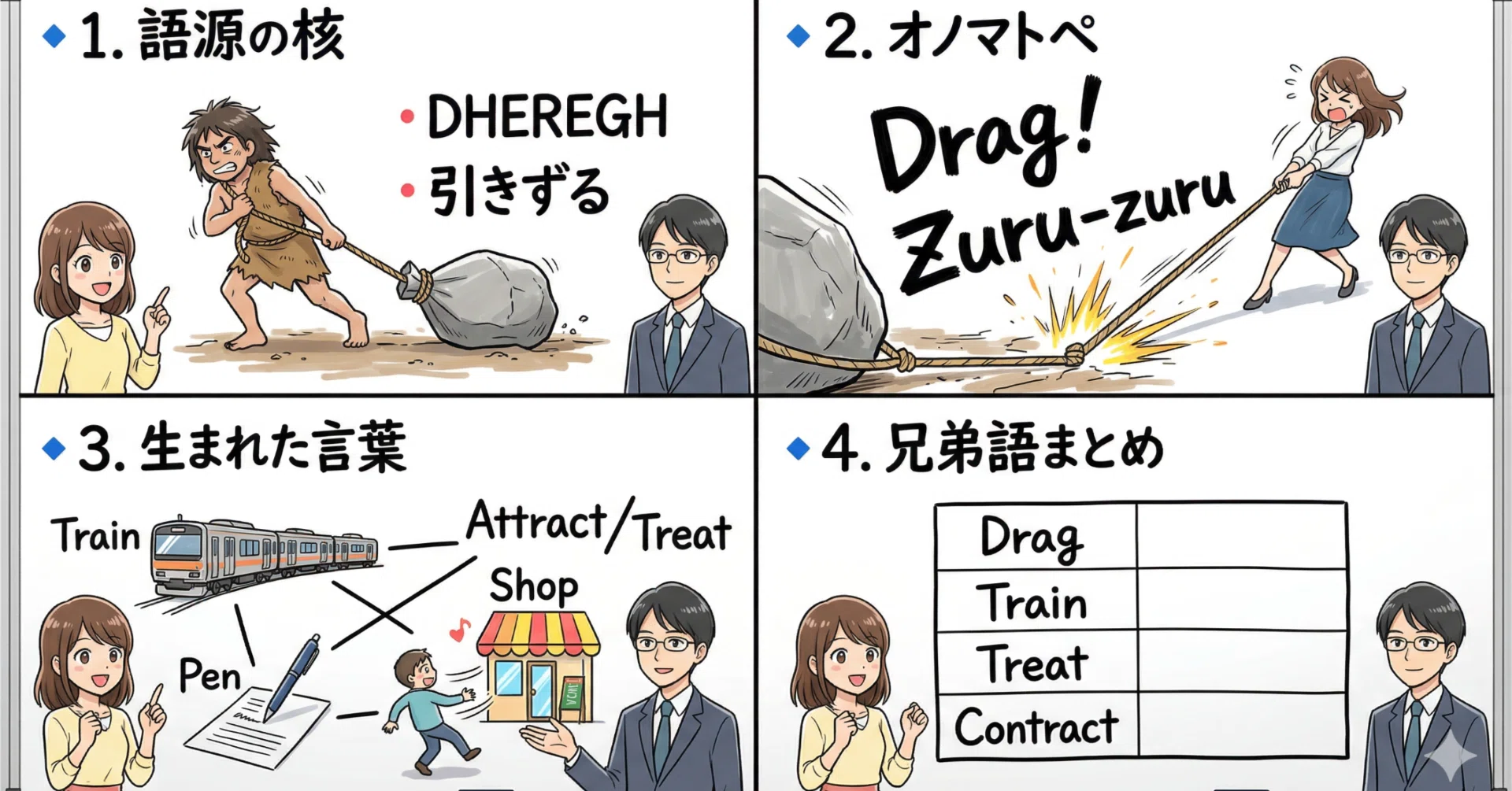 実用】ビジネス英語の核！「引く力」を知れば単語の記憶力が10倍になる 
