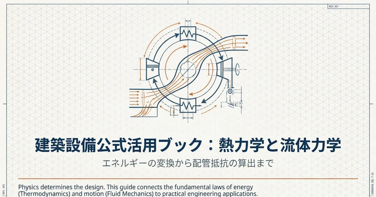建築設備設計の本質を理解する：物理学（熱力学・流体力学）詳説ガイド