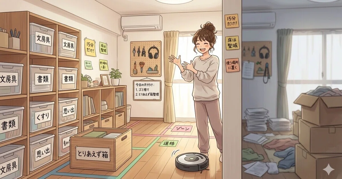 How to Solve the Problem of Being Unable to Clean Up with ADHD｜masa