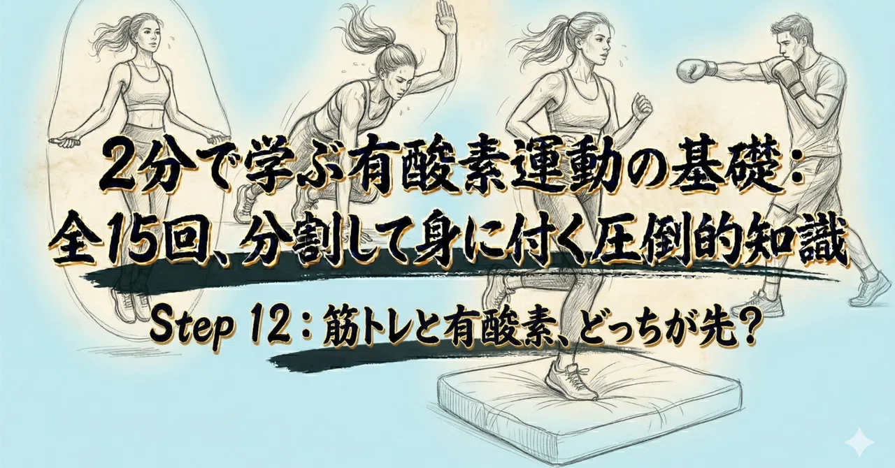 [Step 12: Strength Training vs. Cardio, Which Comes First?]: Learning ...