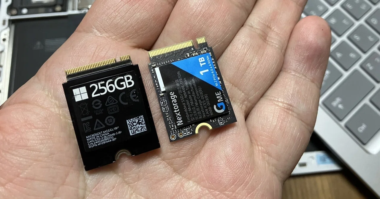 Replacing the SSD in a Surface Laptop 6 and Benchmarking｜星屋 誠