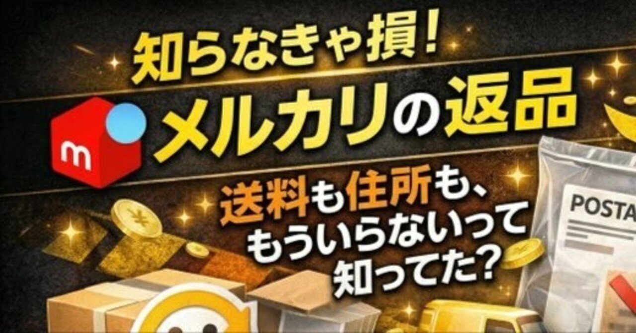 メルカリの返品、まだビビってる人だけ損してる｜なー｜メルカリで生活