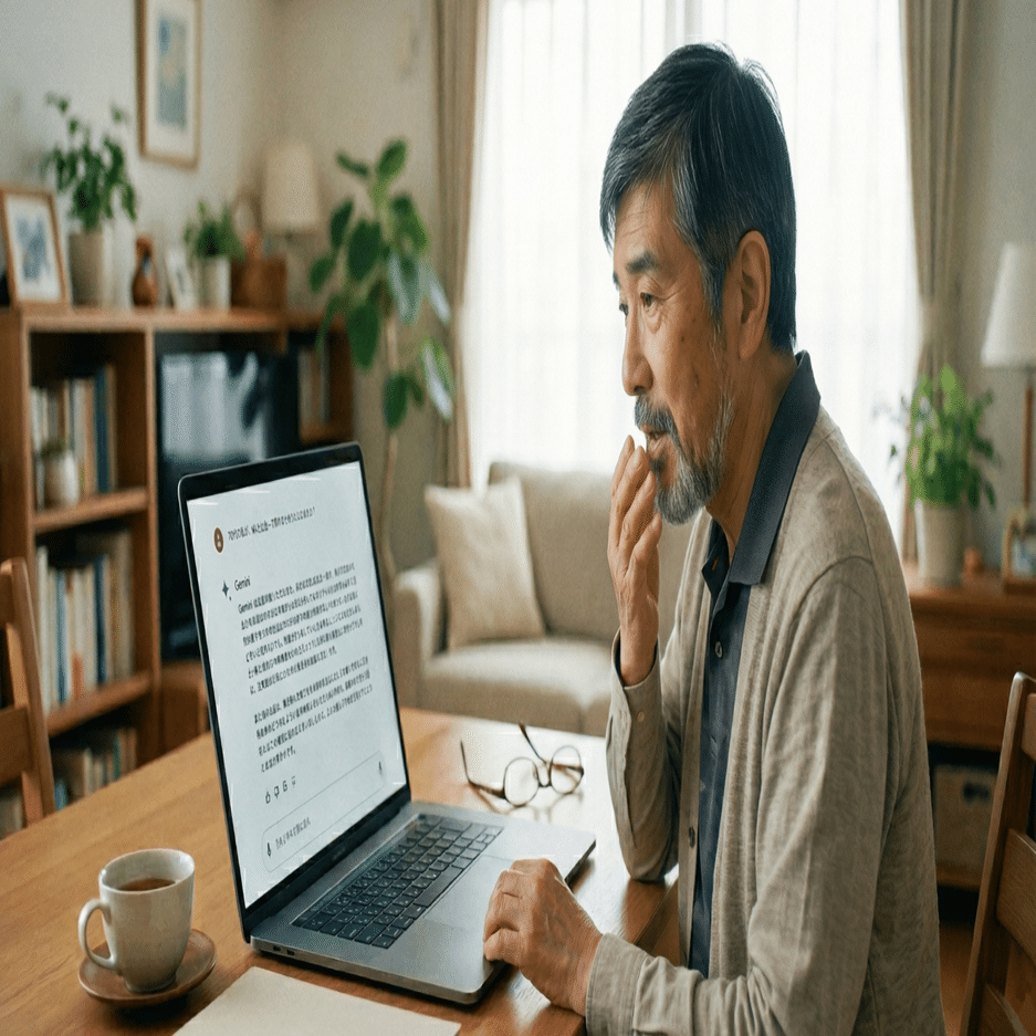 70代の私が、AIと出会って助けられたこと＃01： 初めての会話 ～何が