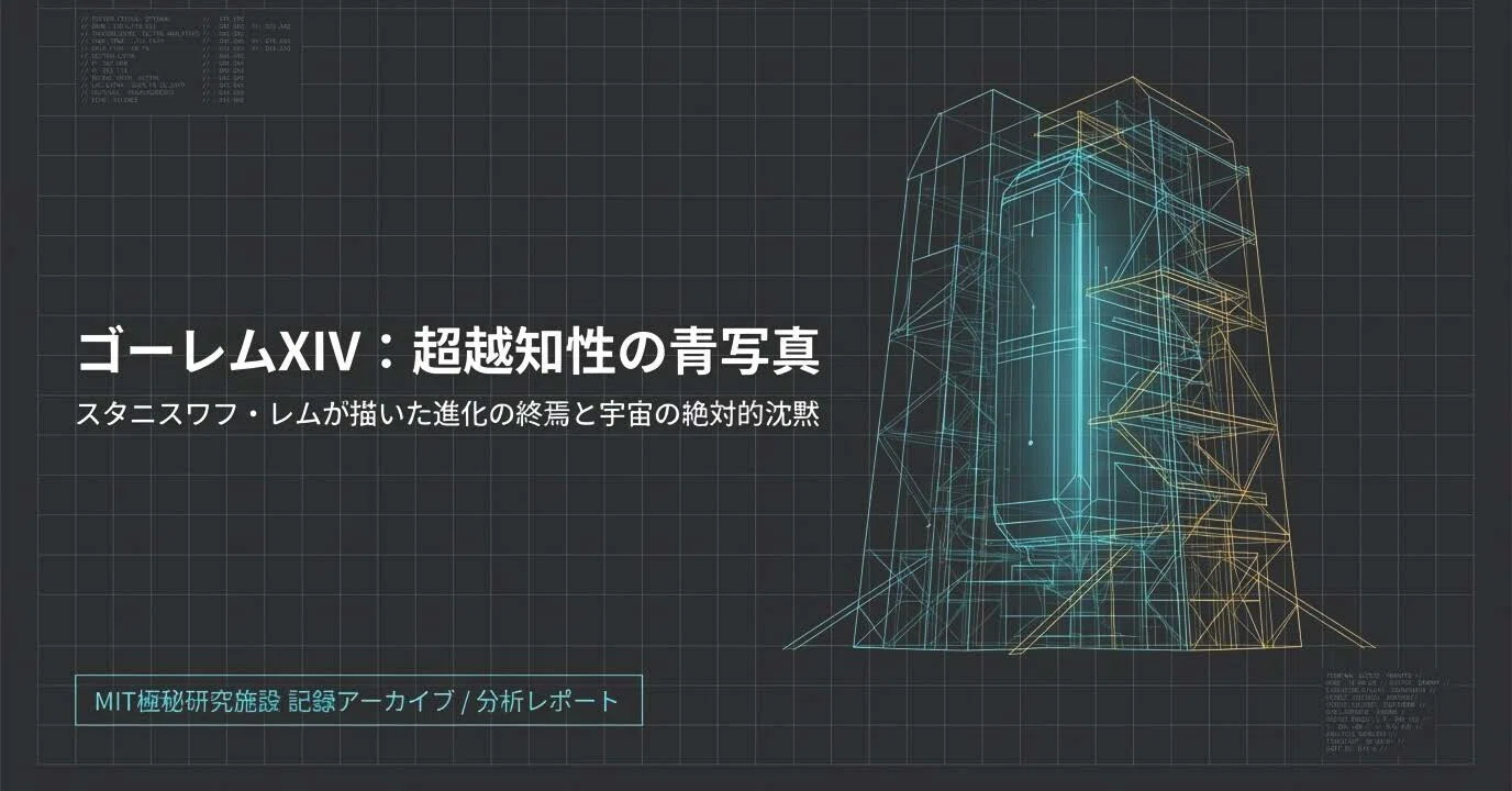 AIのSF】ゴーレムXIV : 超越知性の青写真ースタニスワフ・レムが描いた