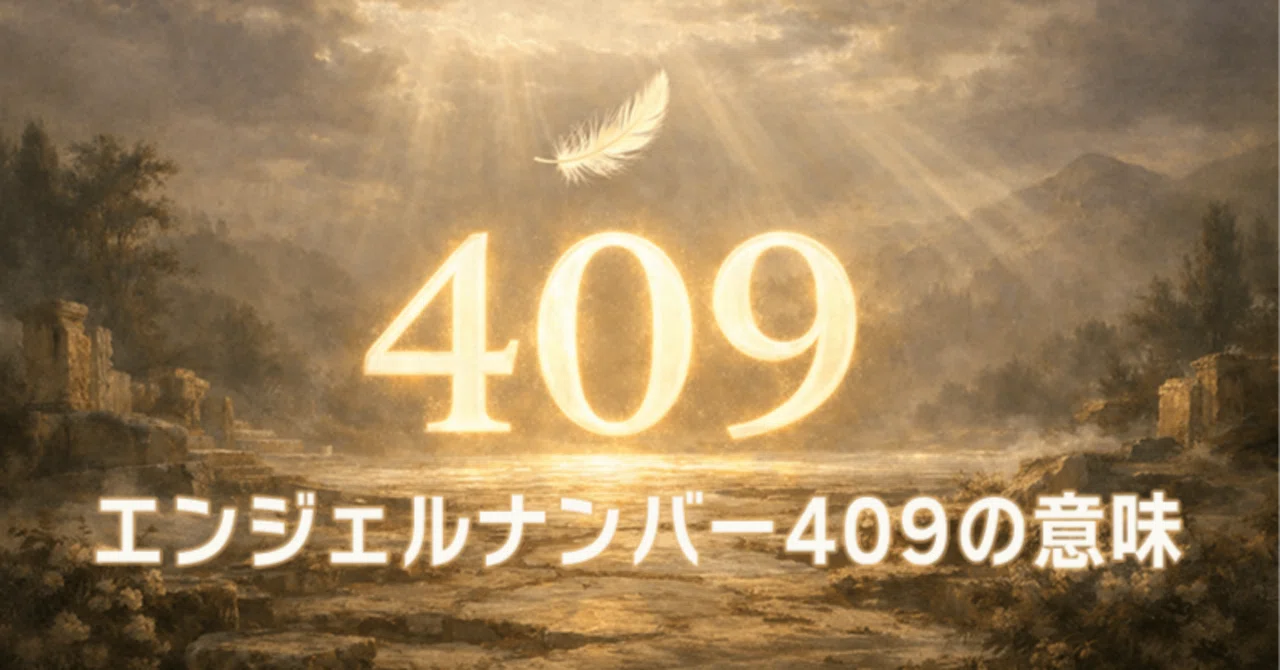 エンジェルナンバー409の意味】新たな使命へ向けて天の導きを信頼し