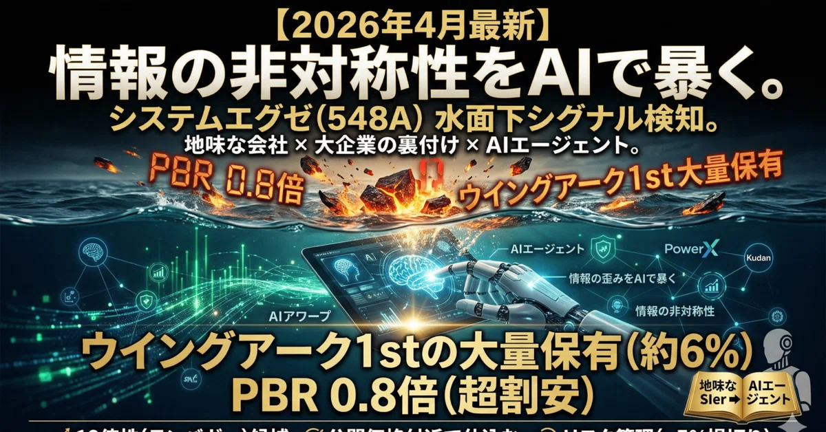 [April 2026 Latest] A 10x stock candidate wrapped in a plain shell ...