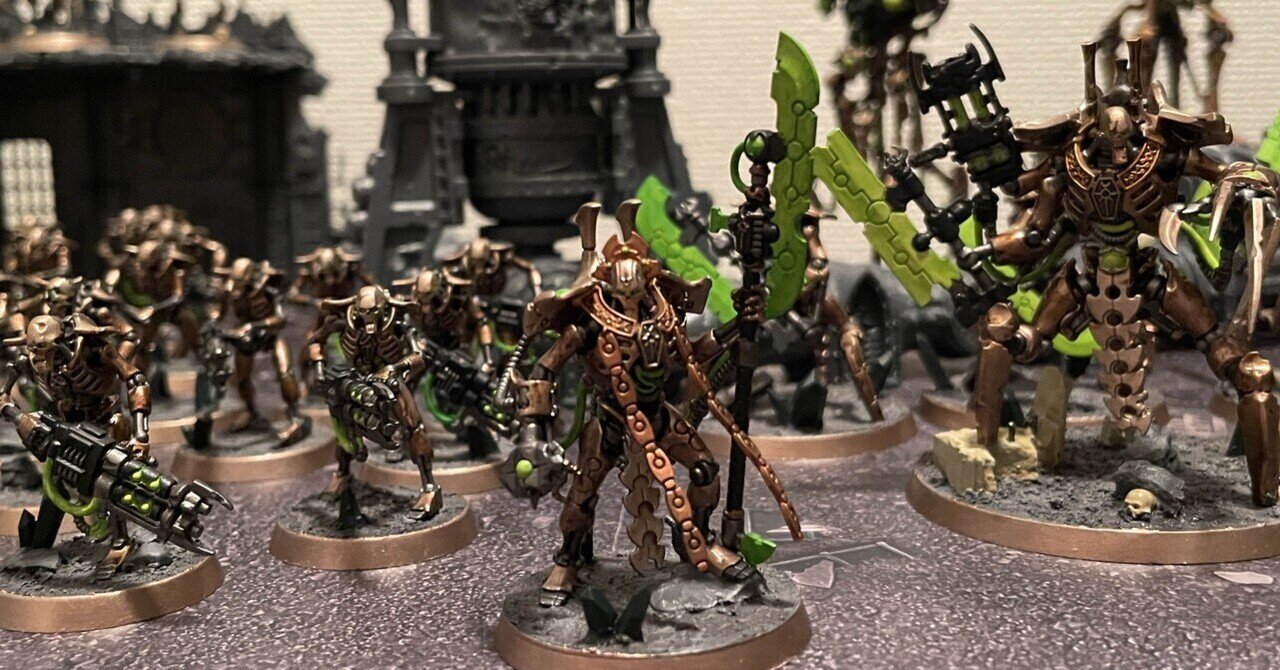 ウォーハンマー40k】ネクロン1000Ptを達成しました｜星凪樹