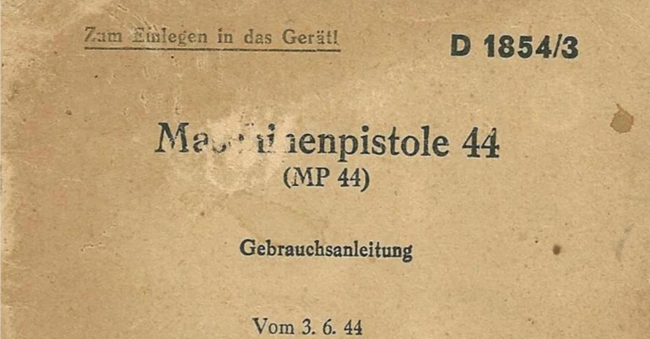 StG44 Sturmgewehr の説明書を見てみよう|pohi StG44 Sturmgewehr の説明書を見てみよう|pohi