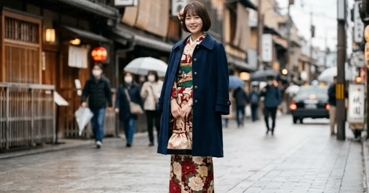 大正ロマン着物コーデ初心者が迷わない羽織とコートの違い｜kimono-kirei