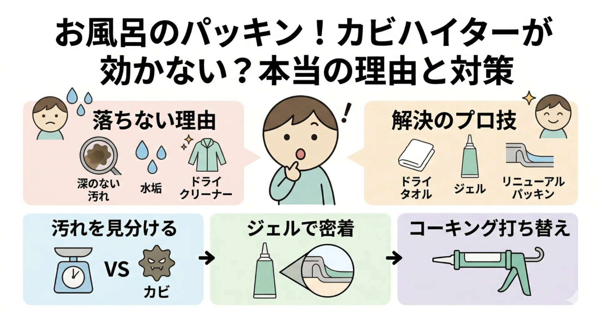黒カビ 落ち ない