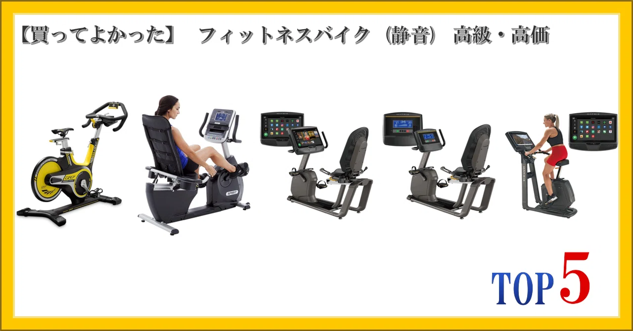 買ってよかった】 フィットネスバイク (静音) 高級・高価 ランキング 