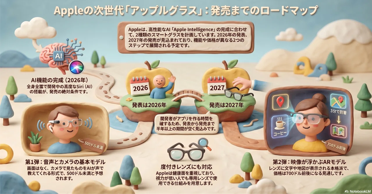スマホを手放す日？Apple Glassesが描く未来｜tyo