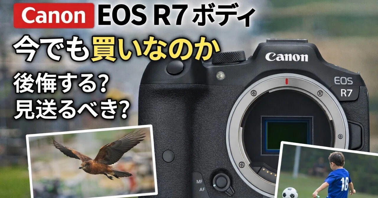 Canon EOS R7 ボディは今でも買いなのか。動体と望遠で後悔しない人