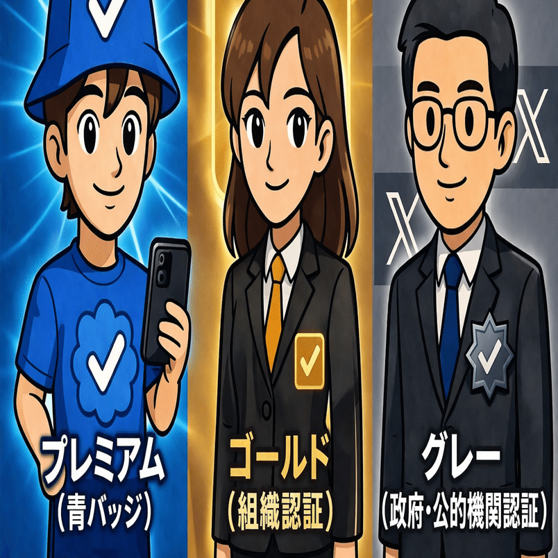 X（旧Twitter）のバッジの種類は？｜キリホ