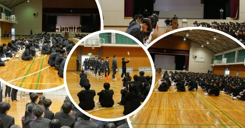 【対面式】先輩・後輩が初めて一堂に会しました。海南高校海南校舎