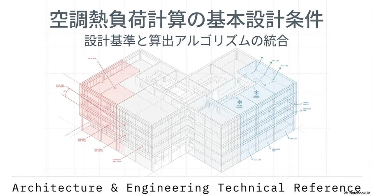 茶本準拠》：空調熱負荷計算における基本設計条件と算出アルゴリズムの