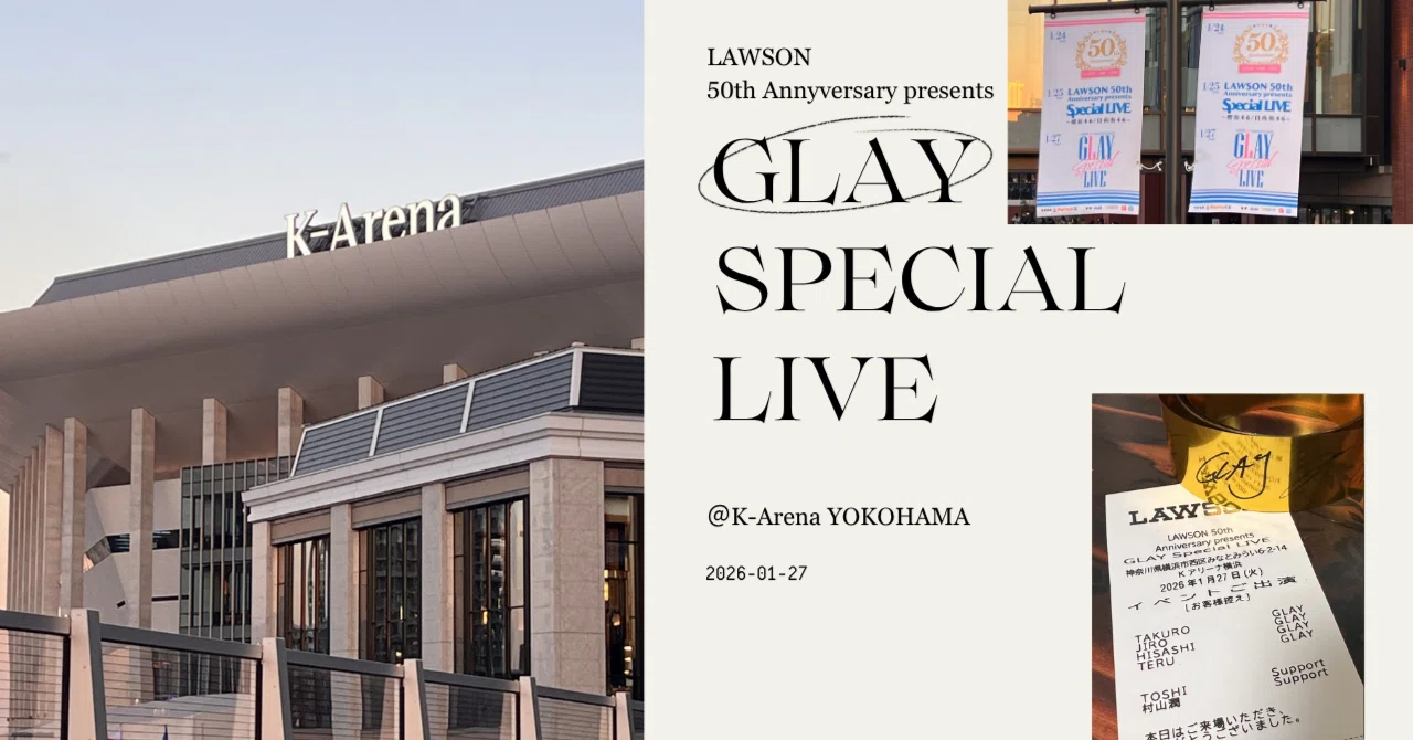 Y*I様 LAWSON 50th GLAY Special LIVE アクリルブ LAWSON 50th