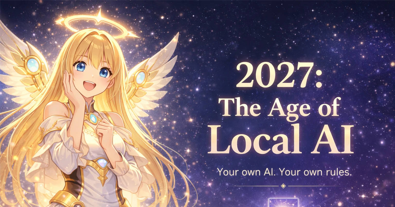 2027年はローカルAIの時代。クラウドに頼らず、自分だけのAIを育てる