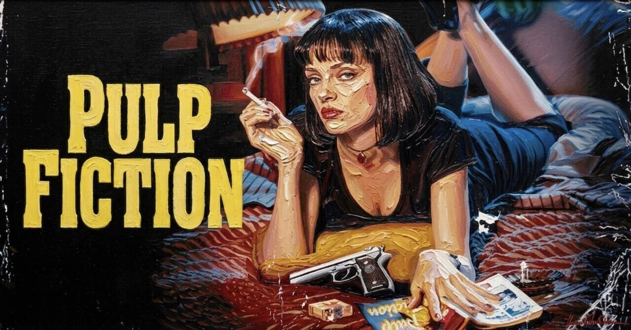 ジョントラボルタ パルプフィクション ポスター クエンティン