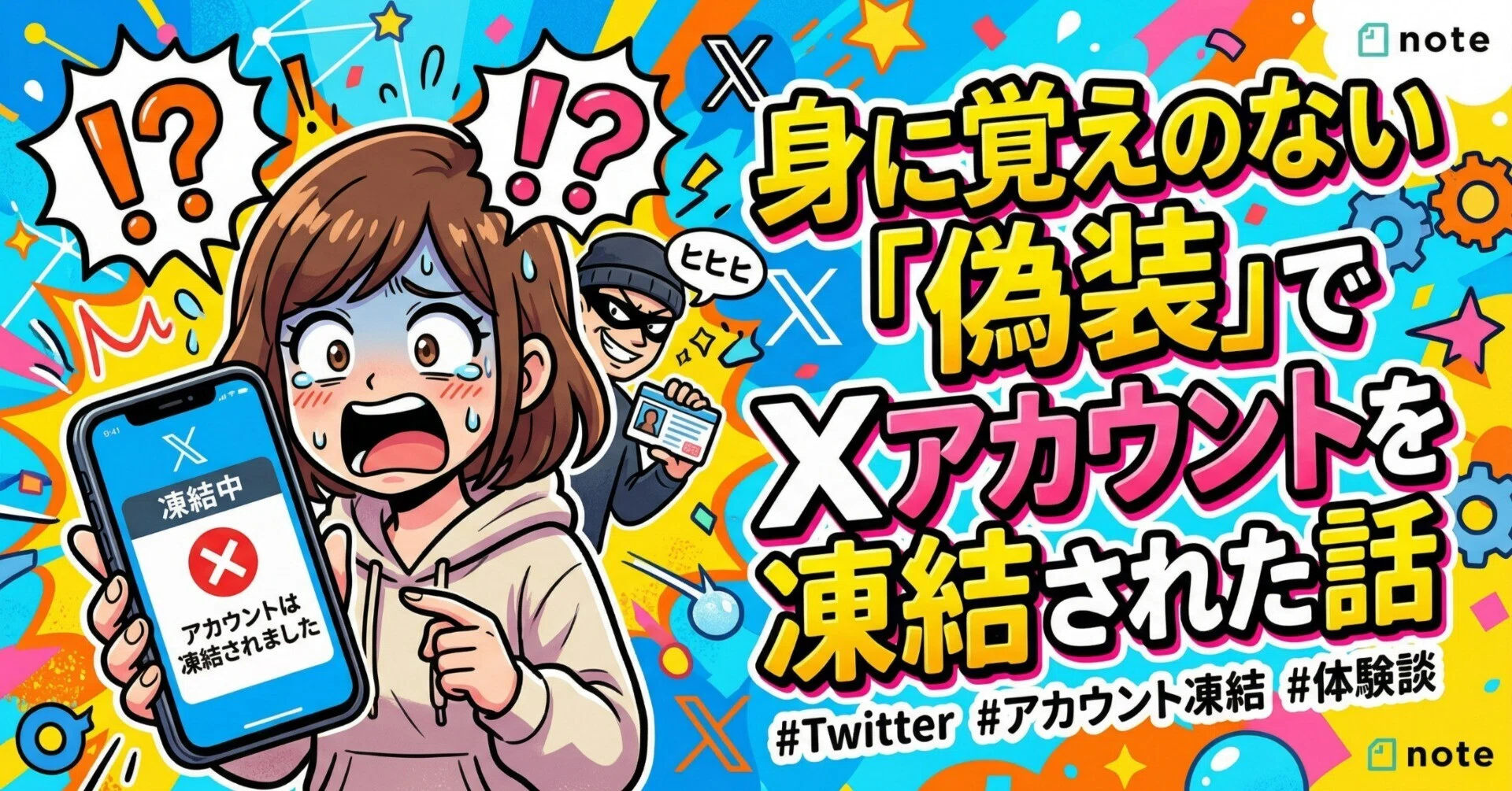 身に覚えのない「偽装」でXアカウントを凍結された話｜よそお