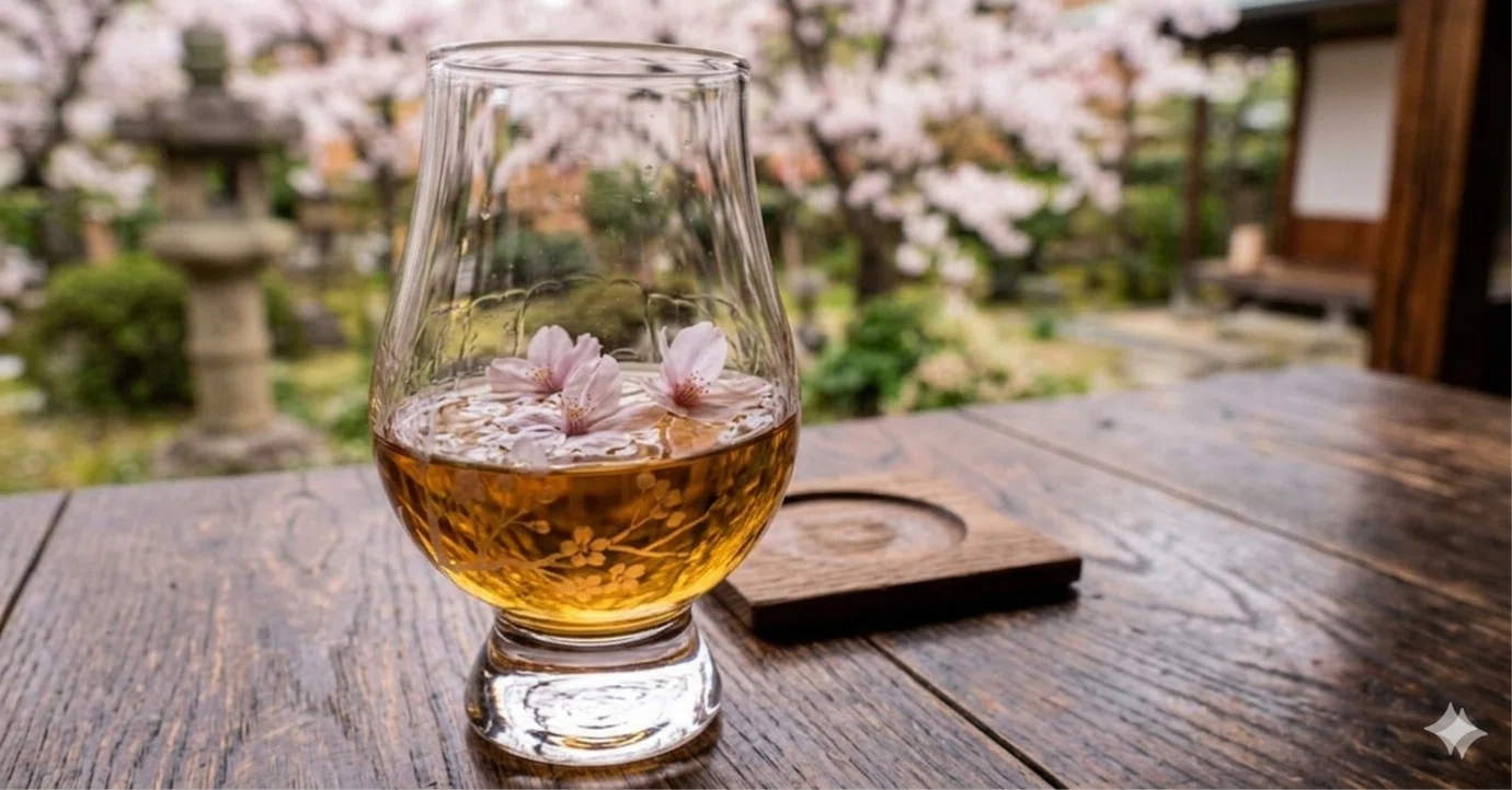 Malt & Grain ウイスキー 琥珀色 琥珀色の桜。｜麦寿 @ウイスキー検定3級