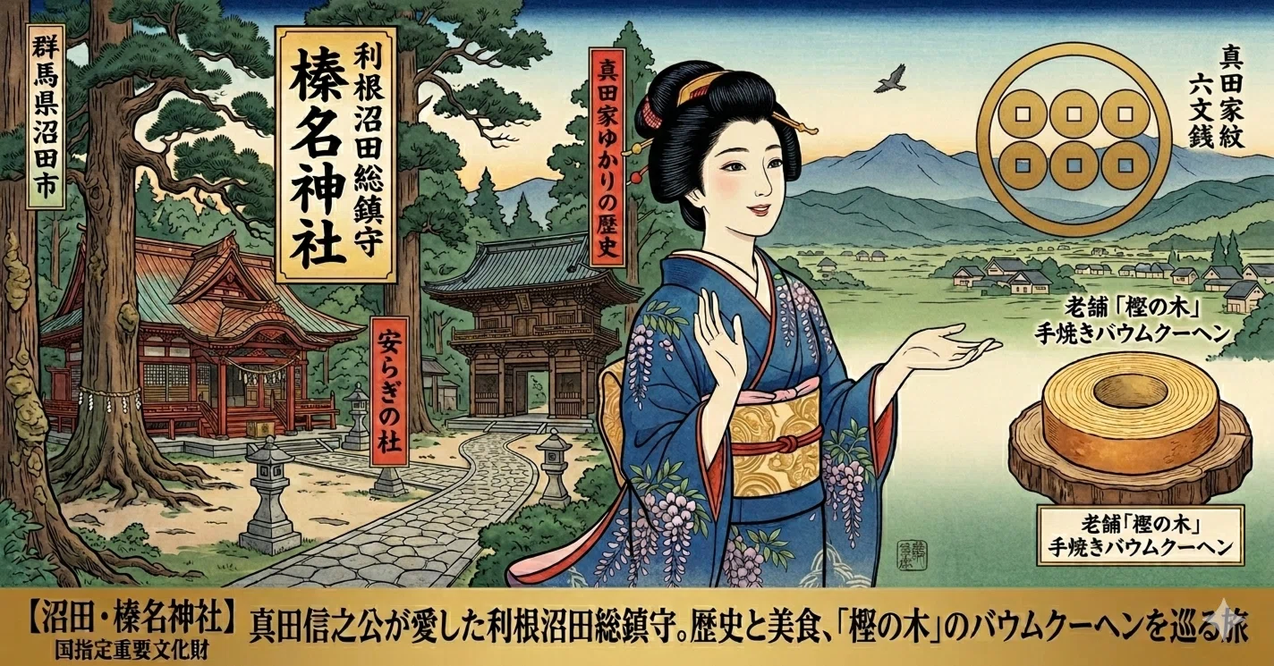 群馬・沼田】真田家ゆかりの榛名神社を参拝。歴史散歩と絶品