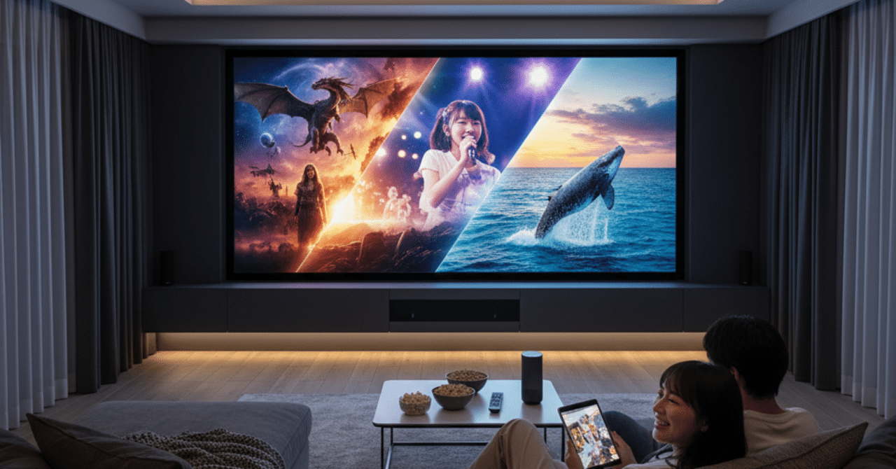 popin araddin2 ホームシアター 毎日が感動の連続！究極のホームシアター「PopIn Aladdin 2 Plus」で