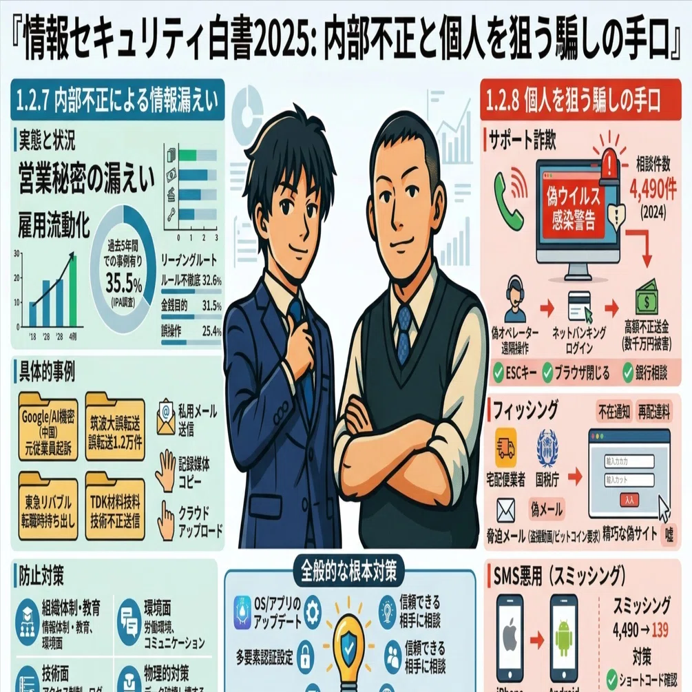 不具合の対応の為の出品になります。 情報セキュリティ】「敵は外じゃない、内にいる」──IPA白書2025が