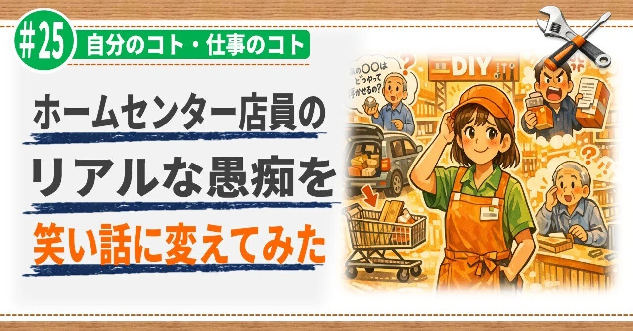 25 ホームセンター店員のリアルな愚痴を笑い話に変えてみた｜積み込み 