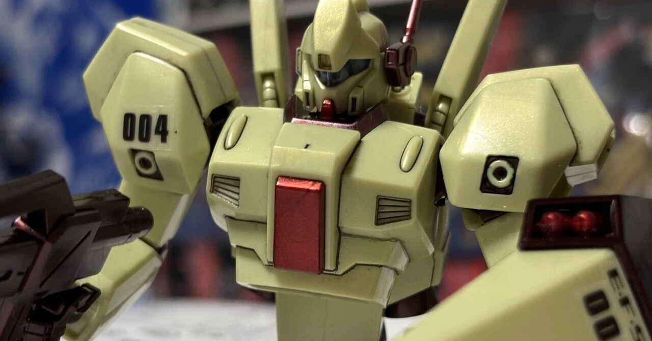 HG ジェガン（アクシズ・ショックイメージカラー）制作②｜上半身完成