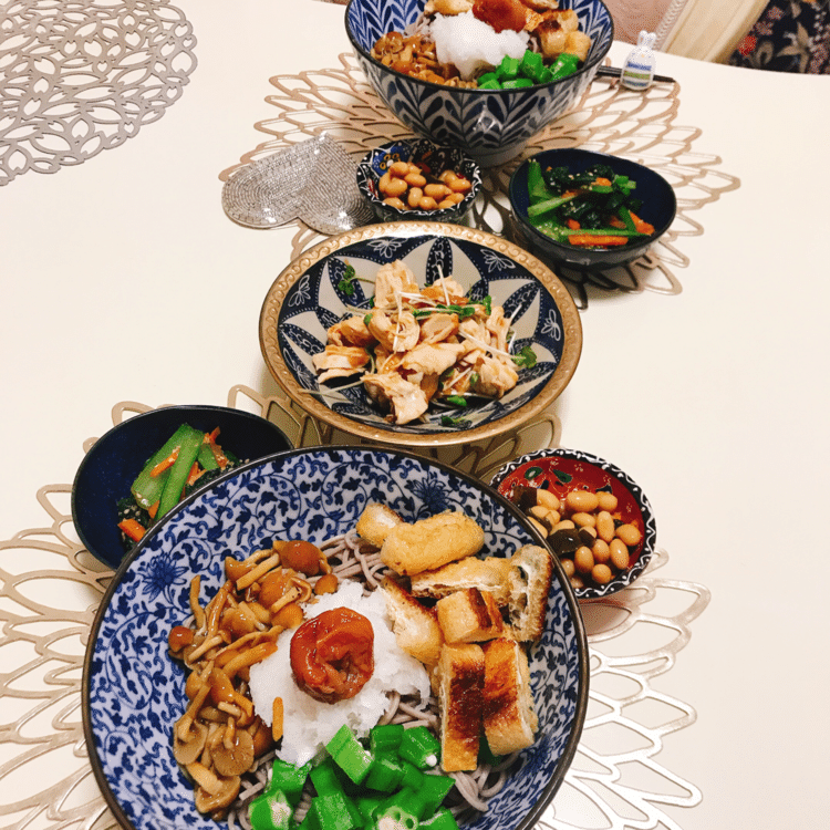 いよいよ我が家の食卓も夏模様💕

冷たいお蕎麦が美味しい季節になりました❤️