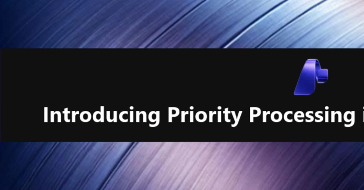 Microsoft Foundry で Priority Processing を発表 - パフォーマンス重視の AI ワークロード向け ...