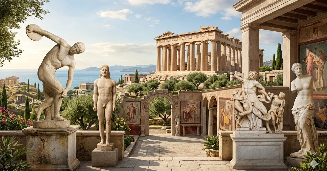 3か月でマスターする西洋美術：人間美を探求、ギリシャ・ローマ【視聴 