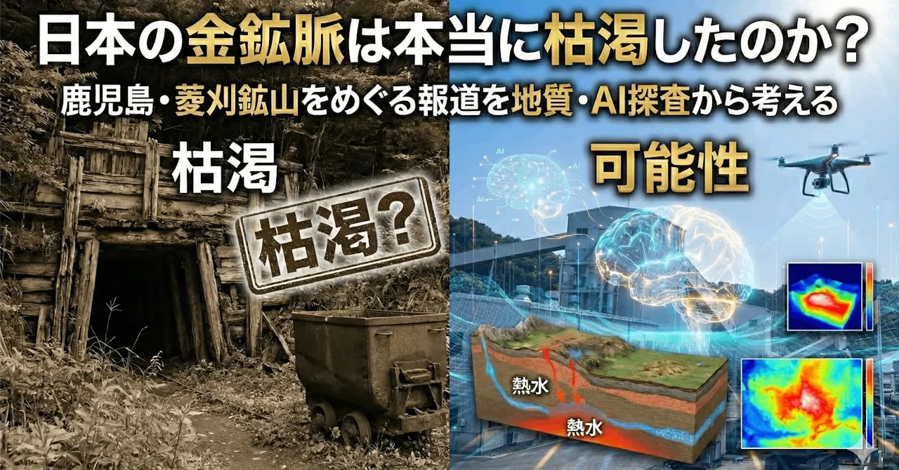 日本鉱山 日本の金鉱脈は本当に枯渇したのか 鹿児島・菱刈鉱山をめぐる