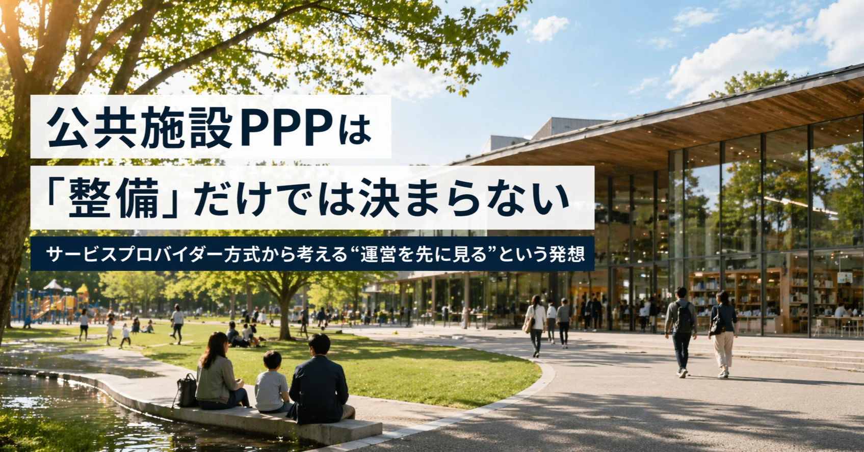 公共施設PPPは「整備」だけでは決まらない――サービスプロバイダー方式