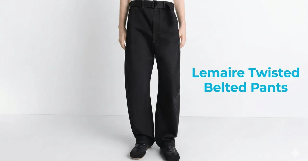 LemaireのTwisted Belted Pants について。2色買った｜G新井