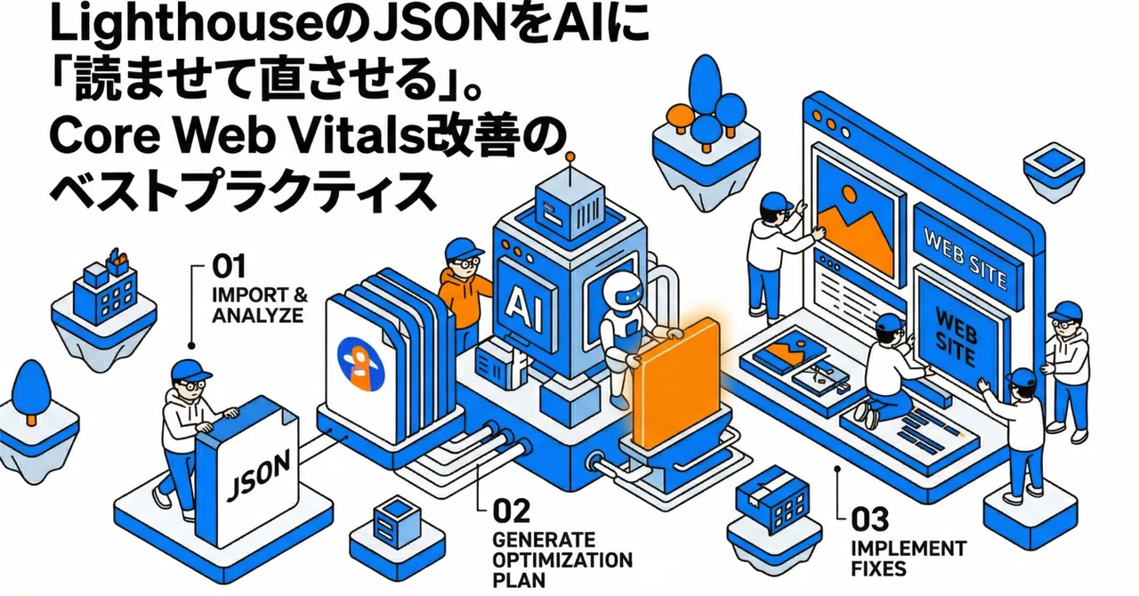 LighthouseのJSONをAIに「読ませて直させる」。Core Web Vitals改善のベストプラクティス｜ジュリエッタ｜AI×副業× ...