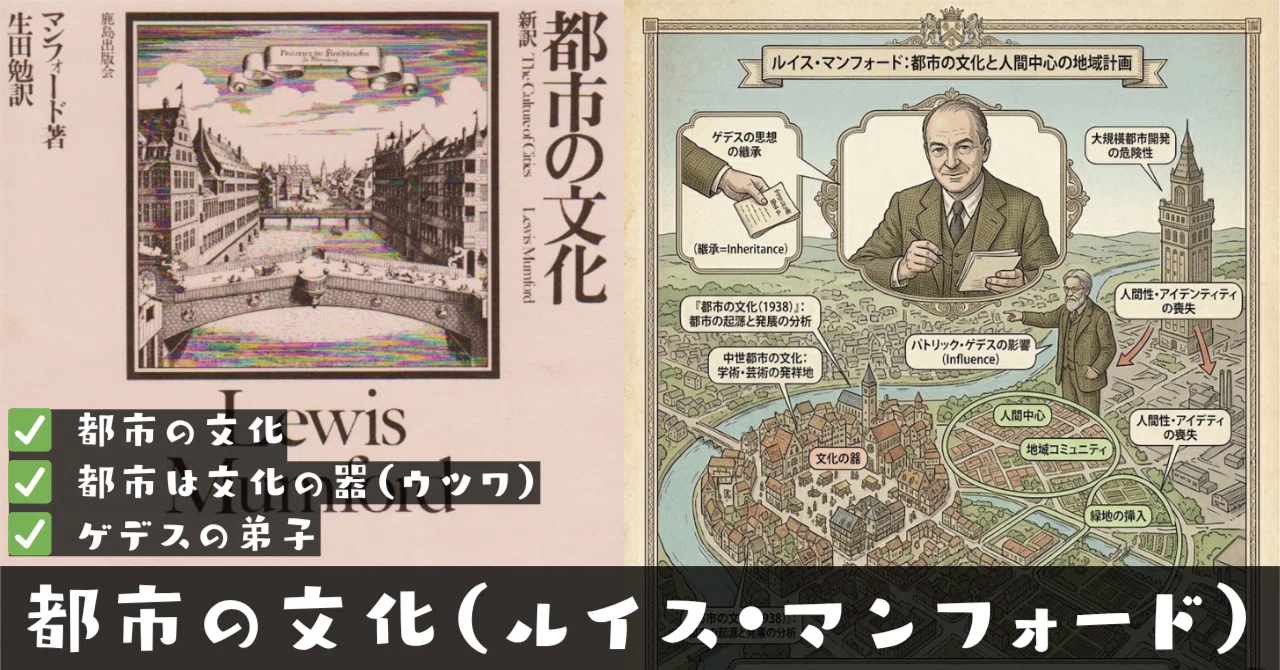 学科】都市の文化（ルイス・マンフォード）｜荘司 和樹（しょうじ かずき）
