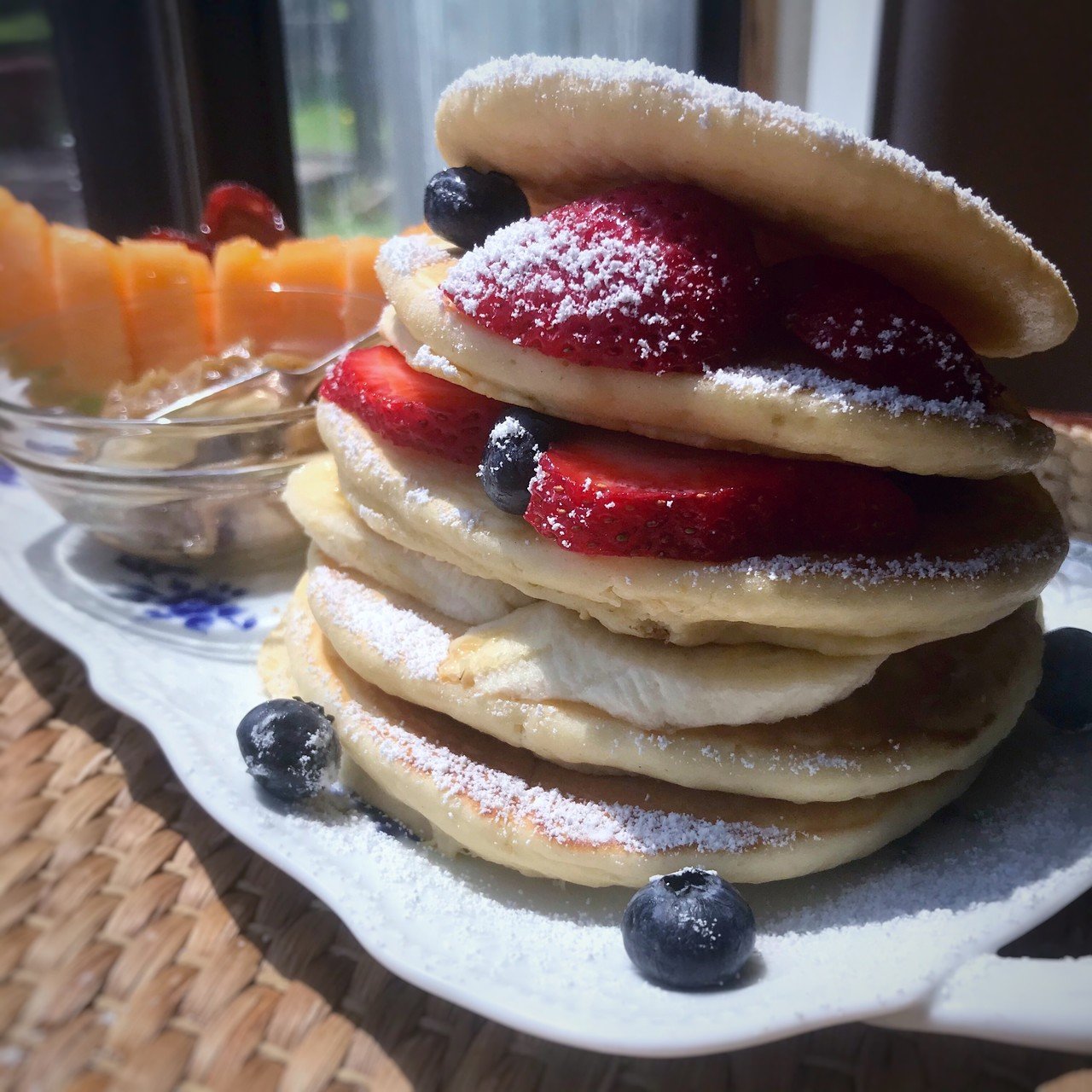 Pancakes With Banana Jam Satokod Note