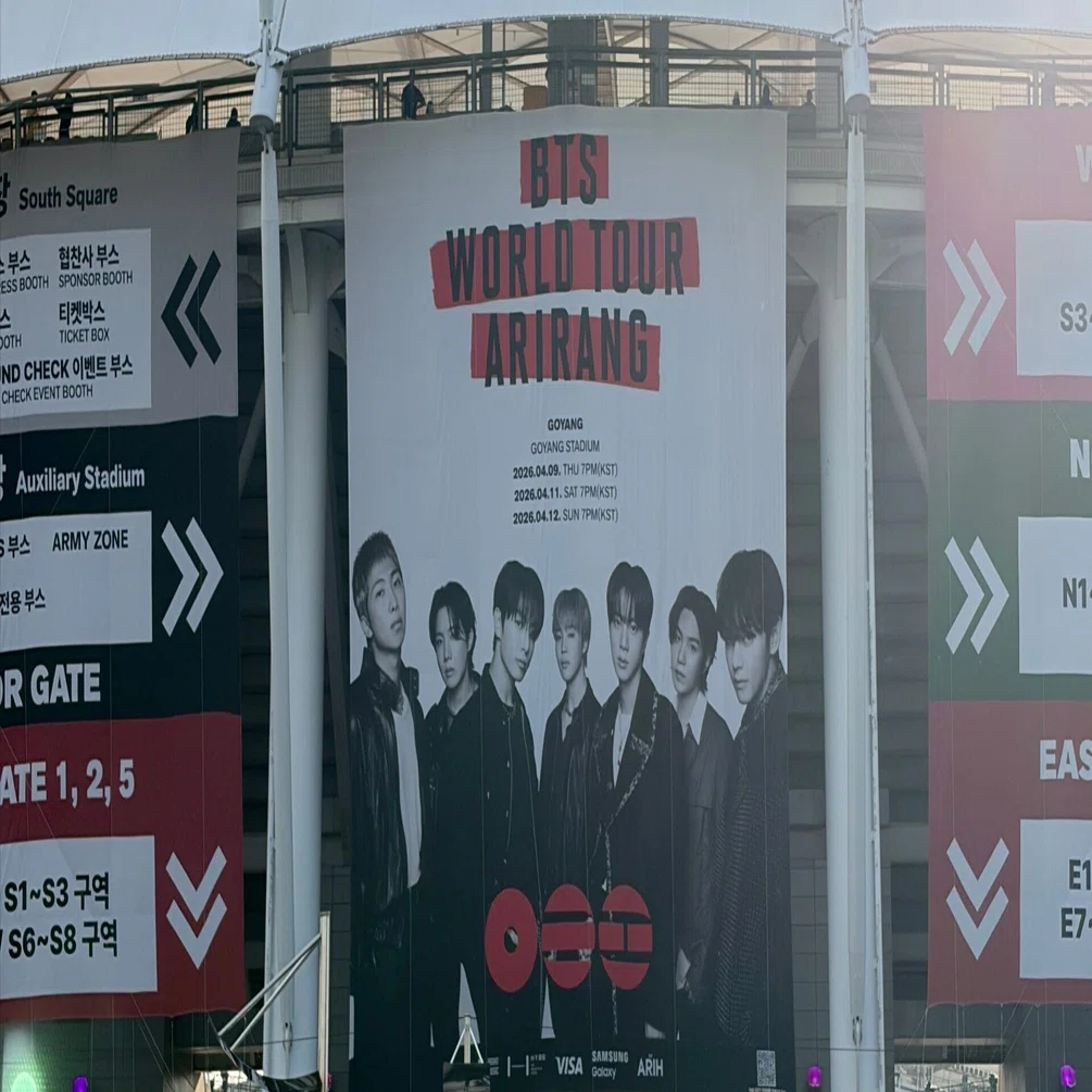 BTSのライブを見に韓国へ🇰🇷｜ちひろ