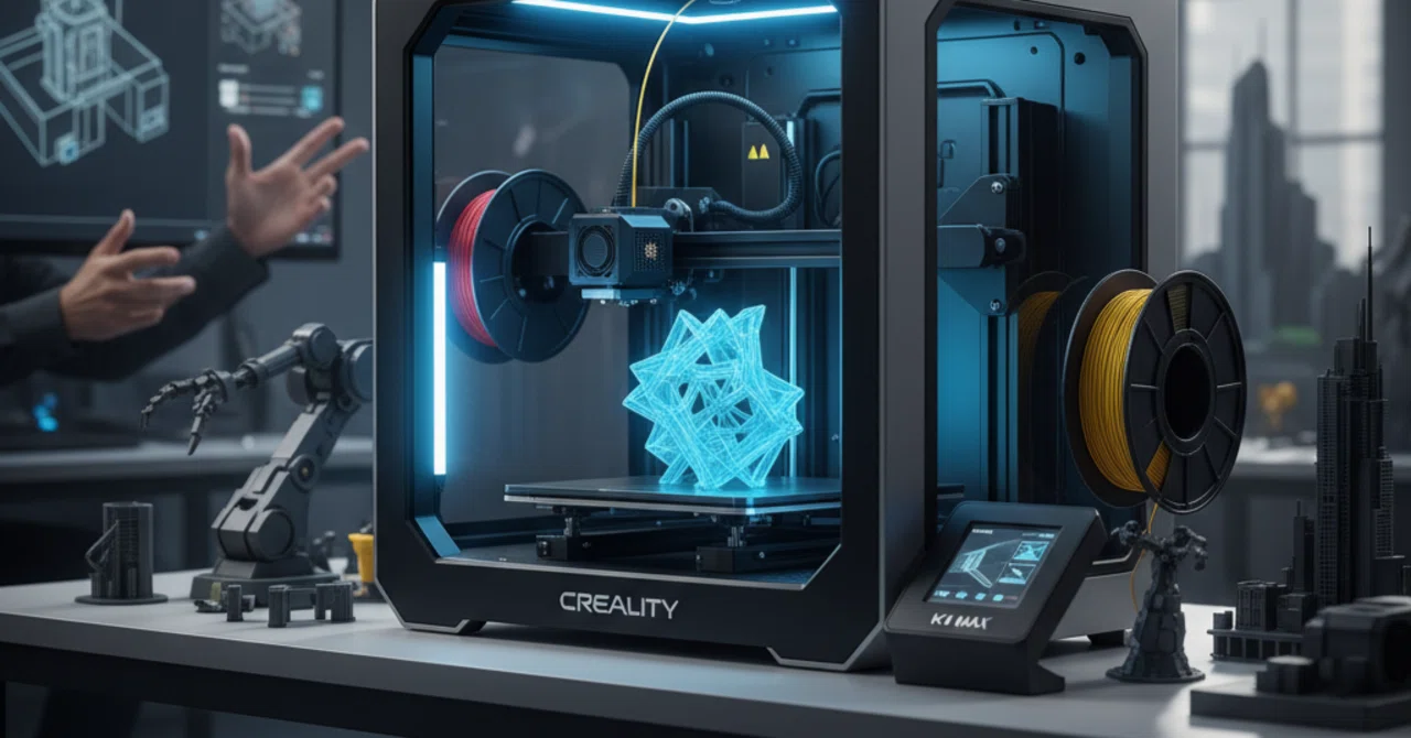 ［ほぼ新品］CREALITY K1 MAX 3Dプリンター 大容量 高速印刷 3Dプリンターの常識が変わる！爆速＆大容量な「Creality K1 MAX」で