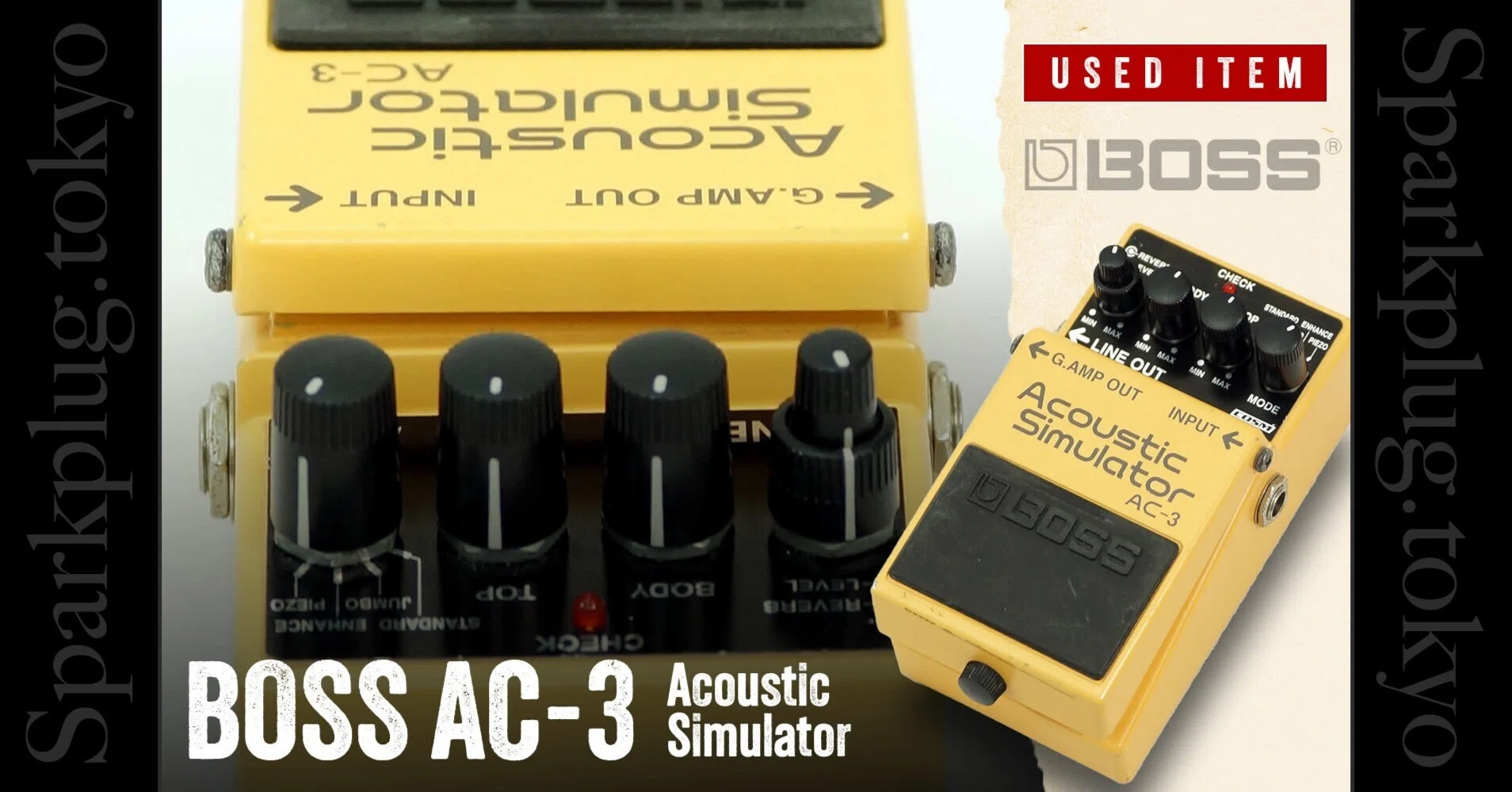 特選中古品！ボスの隠れた人気モデル「AC-3 Acoustic Simulator」が