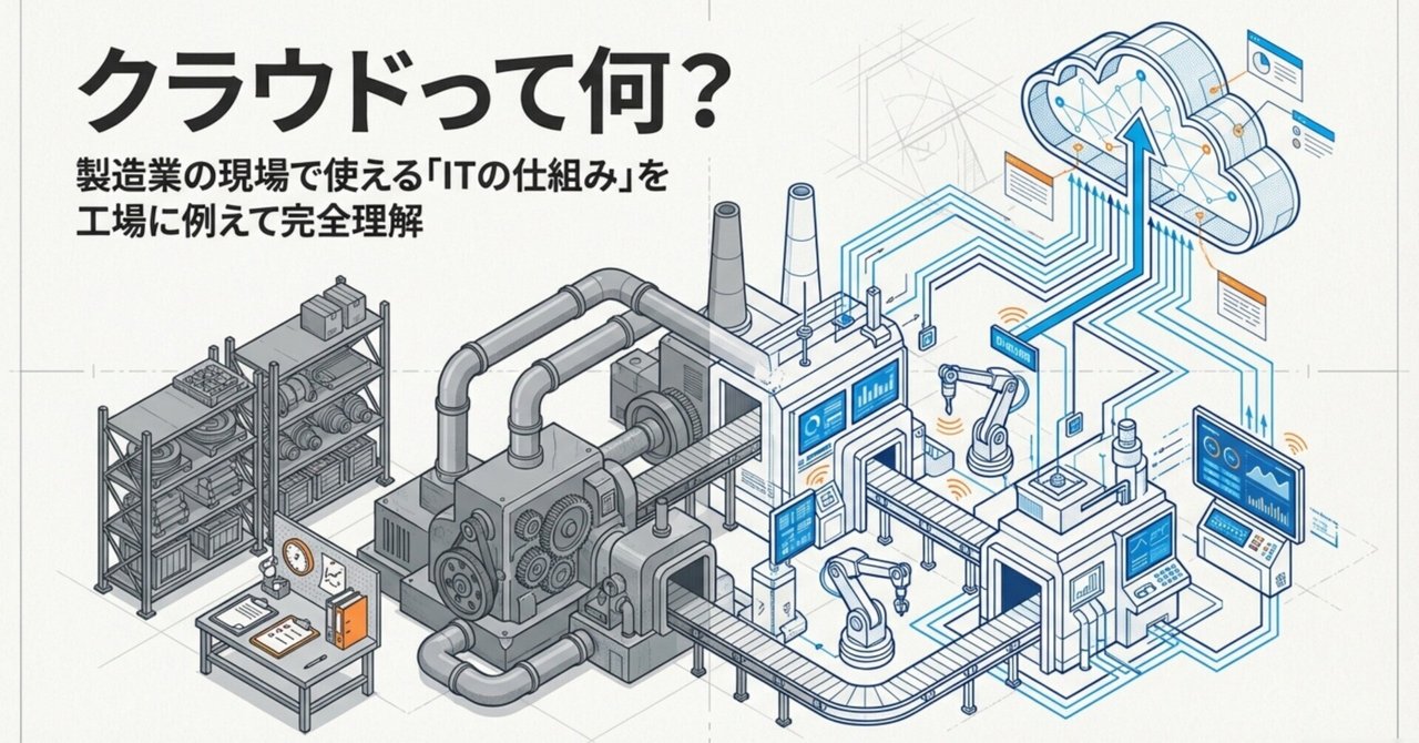 クラウドって何?製造業にも関係するITの仕組み