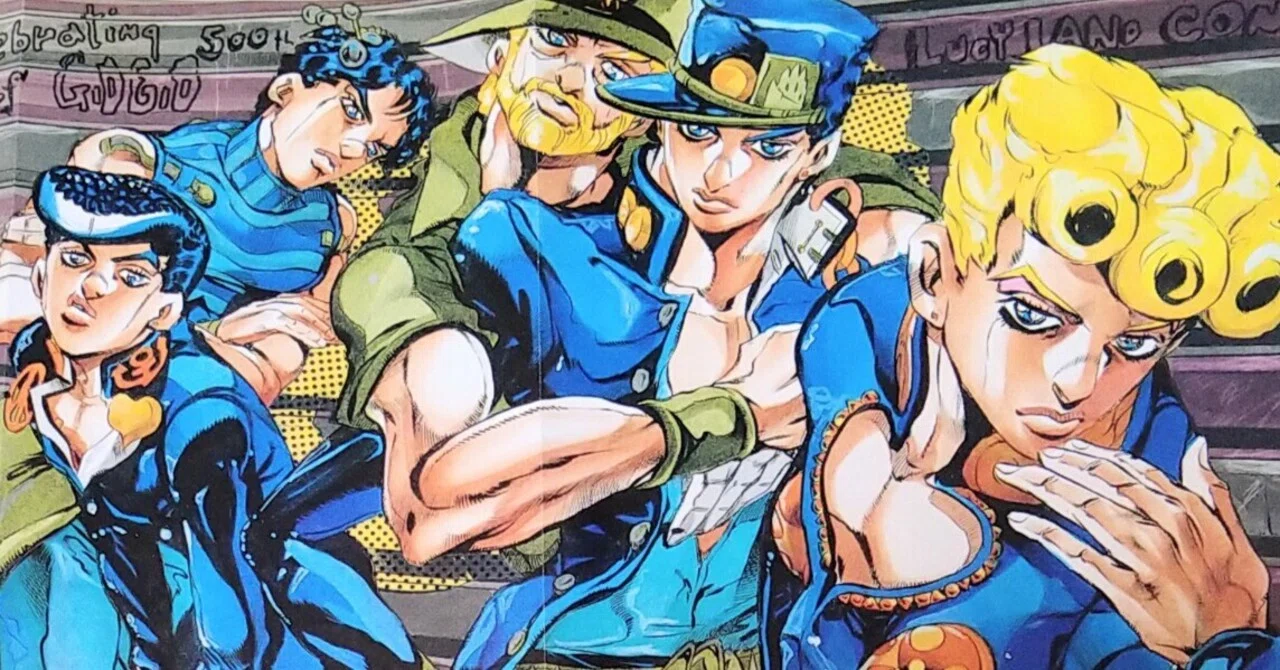 当時物】ジャンプ付録ポスターがエモすぎる！1部〜5部主人公が集結した 