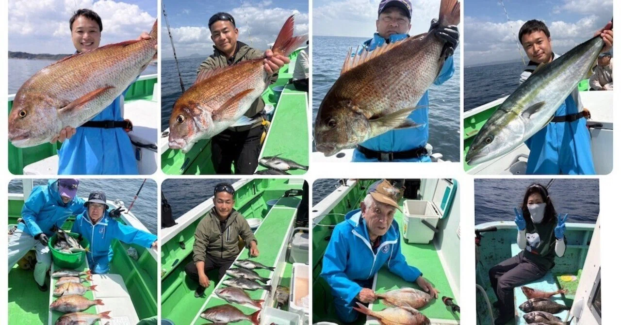 マダイ】最大5.5kg、さらに3kg級ヒット！8kgブリも食いついた！！黒鯛