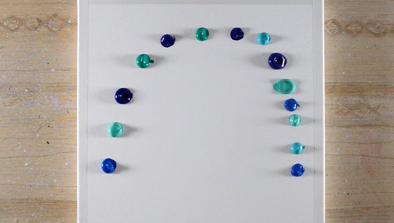 アクリル絵の具を使用した オーロラと雪山 の描き方 初心者が簡単に絵を描く方法 Junya Art Note